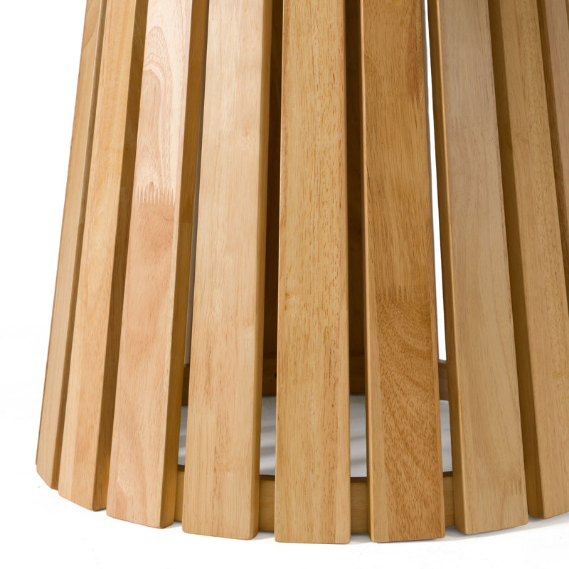 Darien - Mid-century Modern Extendable Dining Set, Natural Oak