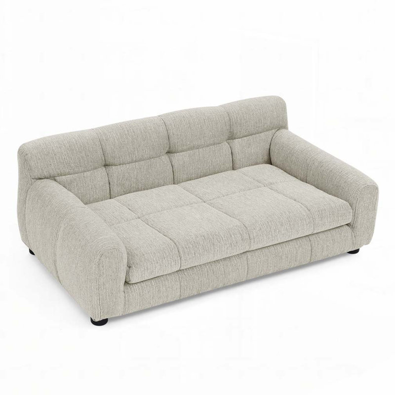 Lit rectangulaire pour chien, canapé-lit pour chien, Beige