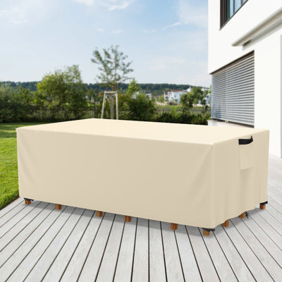 Waterproof Rectangular Patio Furniture Cover For Outdoor Furniture by Rebrilliant