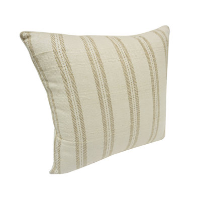 Tanjan Silk Striped Throw Pillow