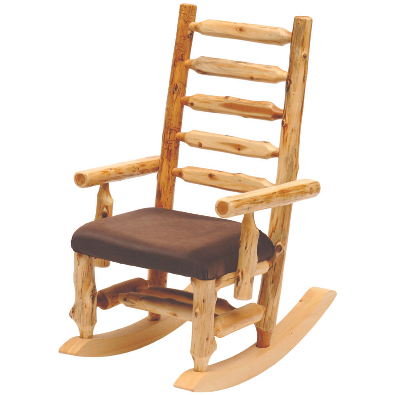  Chaise berçante avec dossier Cedar, Premium Fabric, Vintage