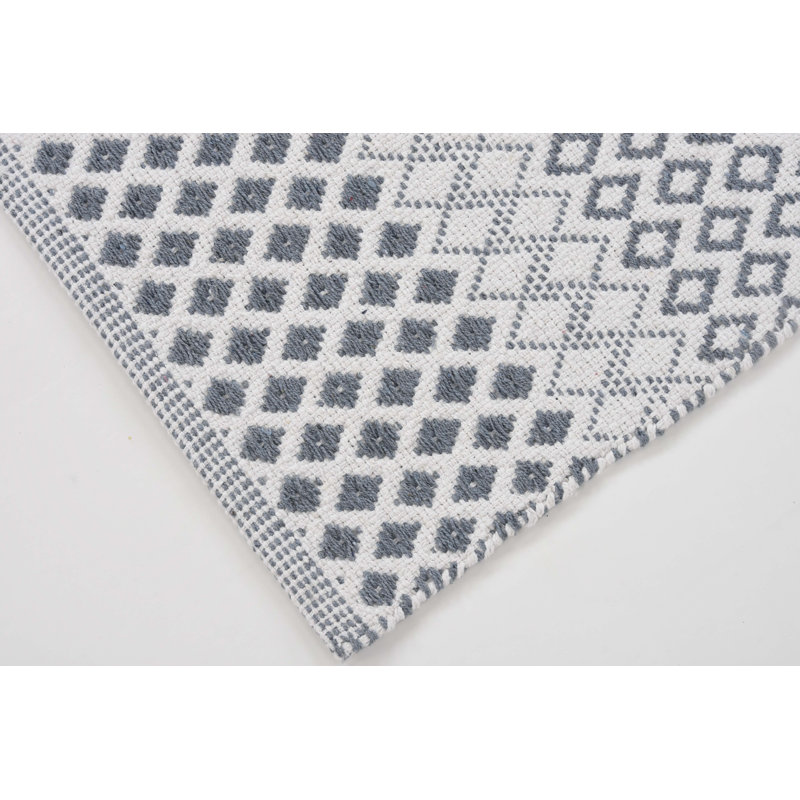 Kristian Cotton Geometric Indoor Rug, Rectangle 2'3" x 3'9"
