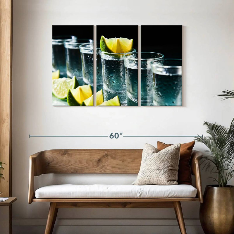 Yarlin Lime Tequila Drinks, 28" H x 45" W