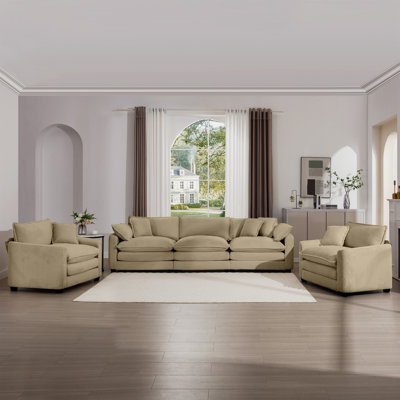 Modern Sofa Luxurious And Sophisticated Sofa Set With Soft Cushions And Pillows, Home For Living Rooms And Clubs