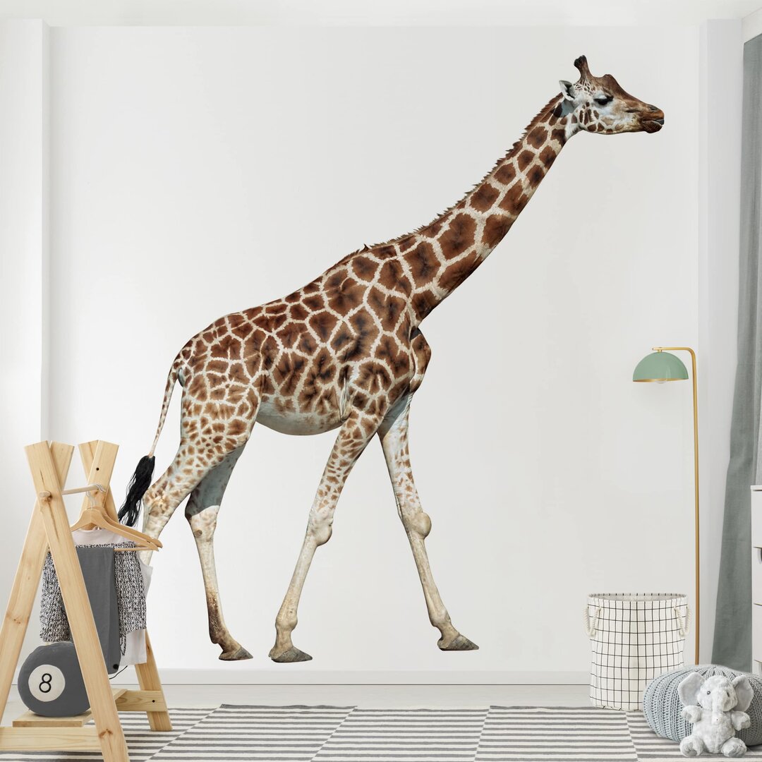 Strukturierte Tapete Running Giraffe 2,88 m x 288 cm