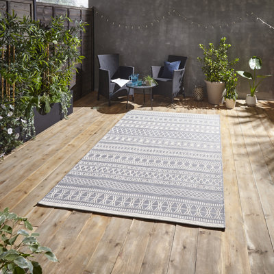 Natoya area rug Machine Woven Rectangle Grey