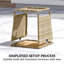 Square Outdoor Side Table - 45 cm W 45 cm D-502002440