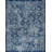 Blue/Cream Traditional Oriental Indoor Area Rug for Living Room, Dining Room, Bedroom-60903254