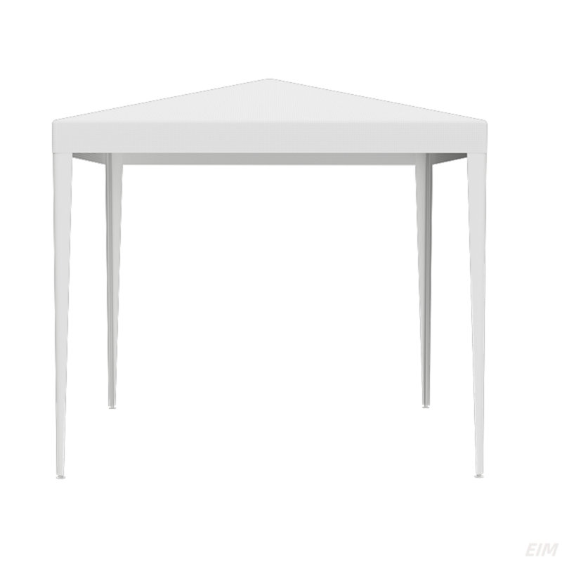 Auvent de mariage / 4 murs amovibles, Blanc