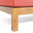 X-Back Corner Bench-R With Coffee Table