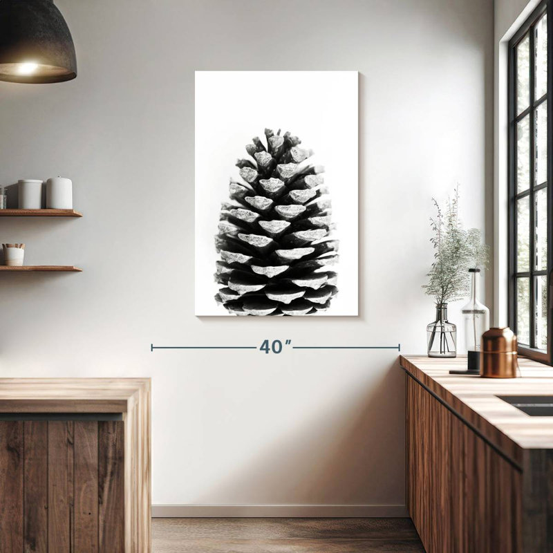 Harnek Pine Cone BW, 39" H x 26" W