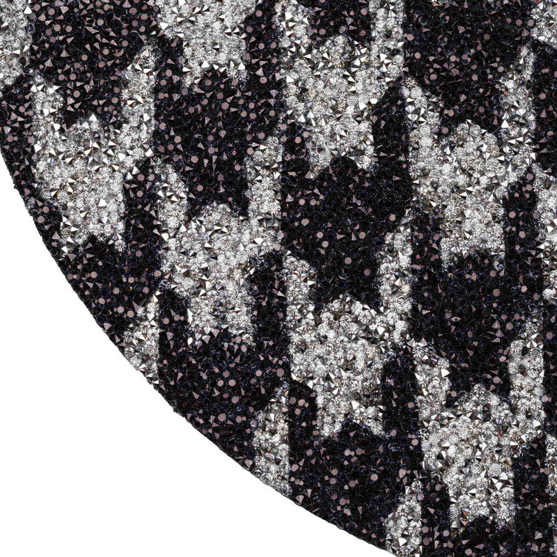 Pied-de-poule lumineux Sparkles Home | Table de salle à manger Rhinestone