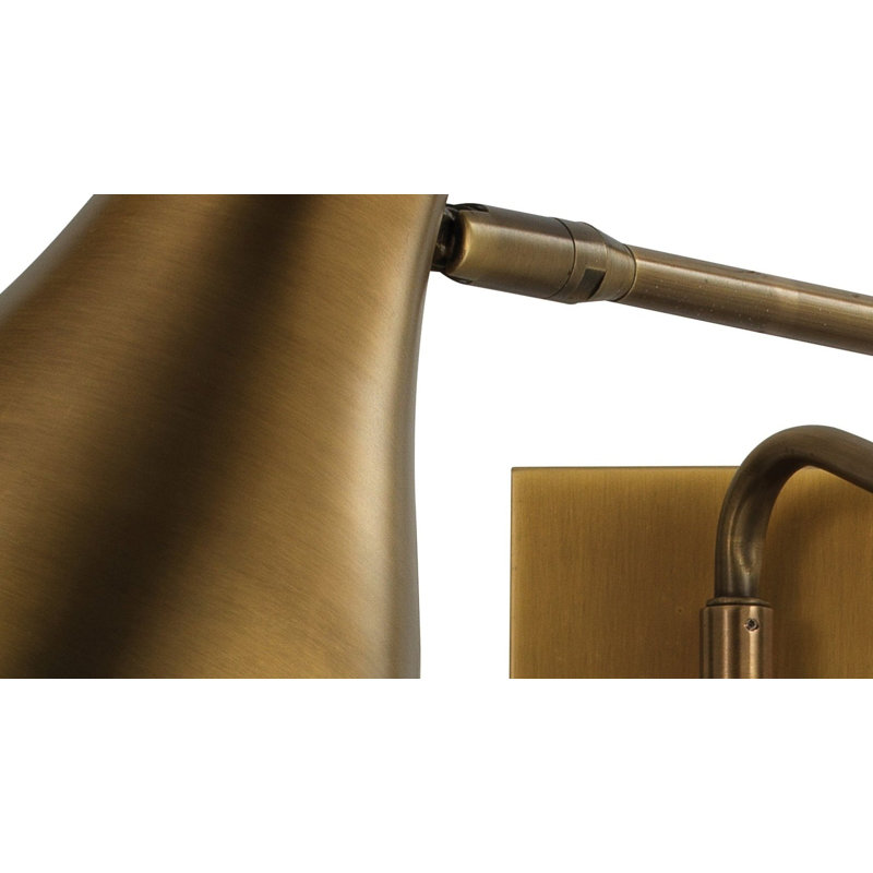 Lenz 1 - Light Swing Arm, Antique Brass