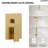 Pressure Balanced 10" Rainfall Shower System, Dual Rain Shower Heads with Rough-In Valve-92871749