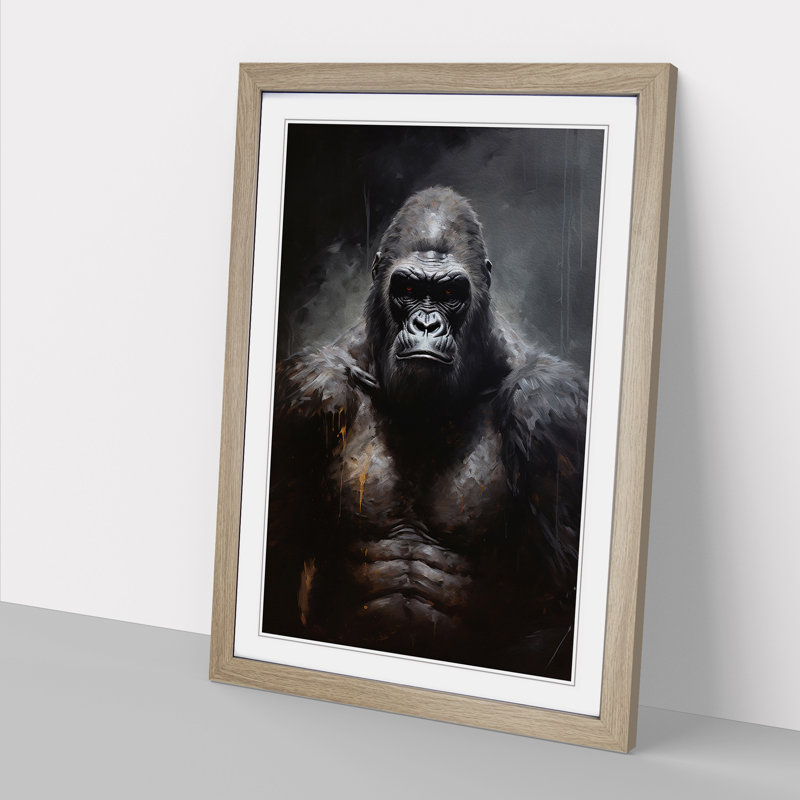 Gorilla Gothic Art - Framed Print