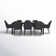 Interlude 8 - Person Metal Patio Dining Set with Extendable Rectangular Table