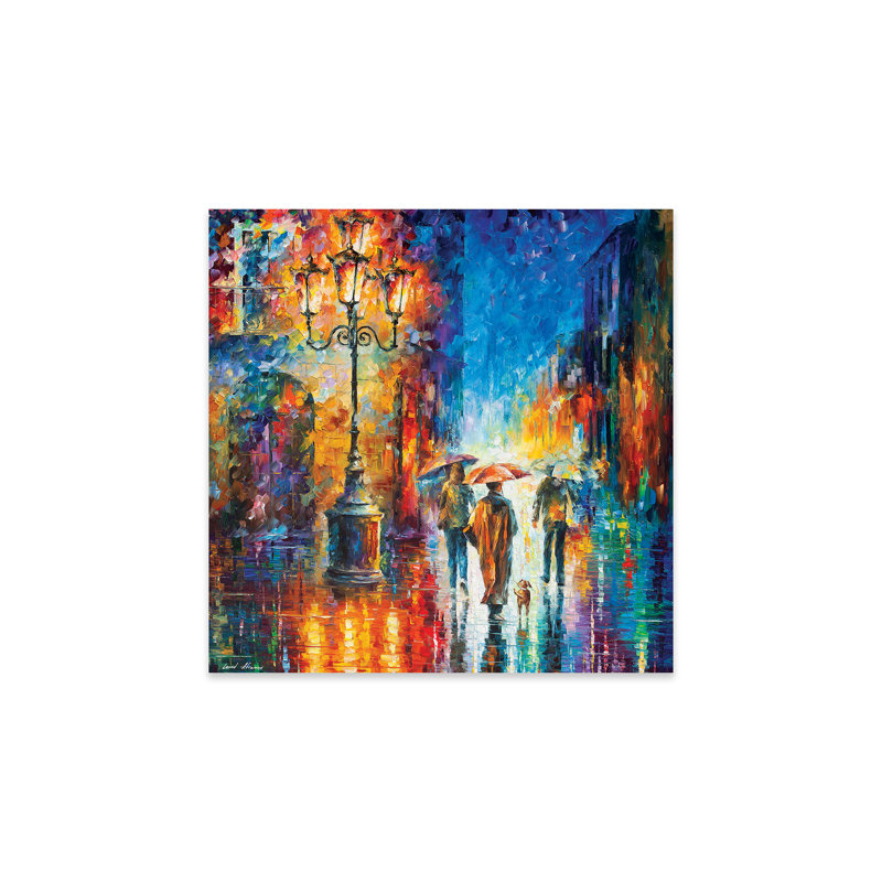 Forte pluie par Leonid Afremov