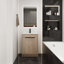 Meuble-lavabo autoportant avec lavabo en céramique