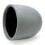 Pot de fleurs d'extérieur gris clair avec trou de drainage de 17,5 po de diamètre Acushnet-1333807581-1333807577
