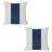 Set Of Two Faux Leather Zippered Pillow-100662753-100662754-100662755