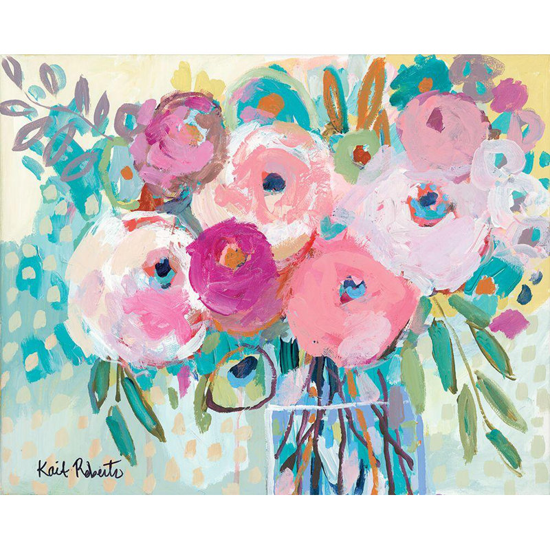 «Red Barrel Studio® Roberts, Kait Gallery», art sur toile «Bloom Where You are Planted», H 15 po x l 18 po