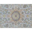 Tapis oriental bleu clair en laine et en soie 9 pi 9 po x 14 pi 3 po Nain