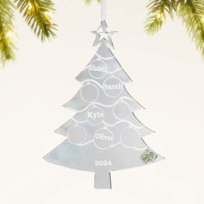 Family Tree Personalized Acrylic Ornament