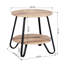 Table de bout avec rangement Earline