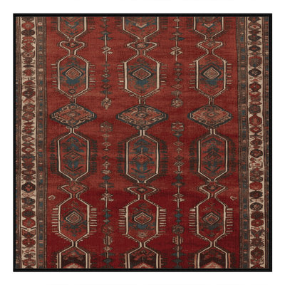 Machine Washable Persian Black Area Rug