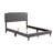 Deb Queen Box Spring Bed, Gray-187111621-187111631