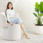Upholstered Vanity Stool with Storage-680583567