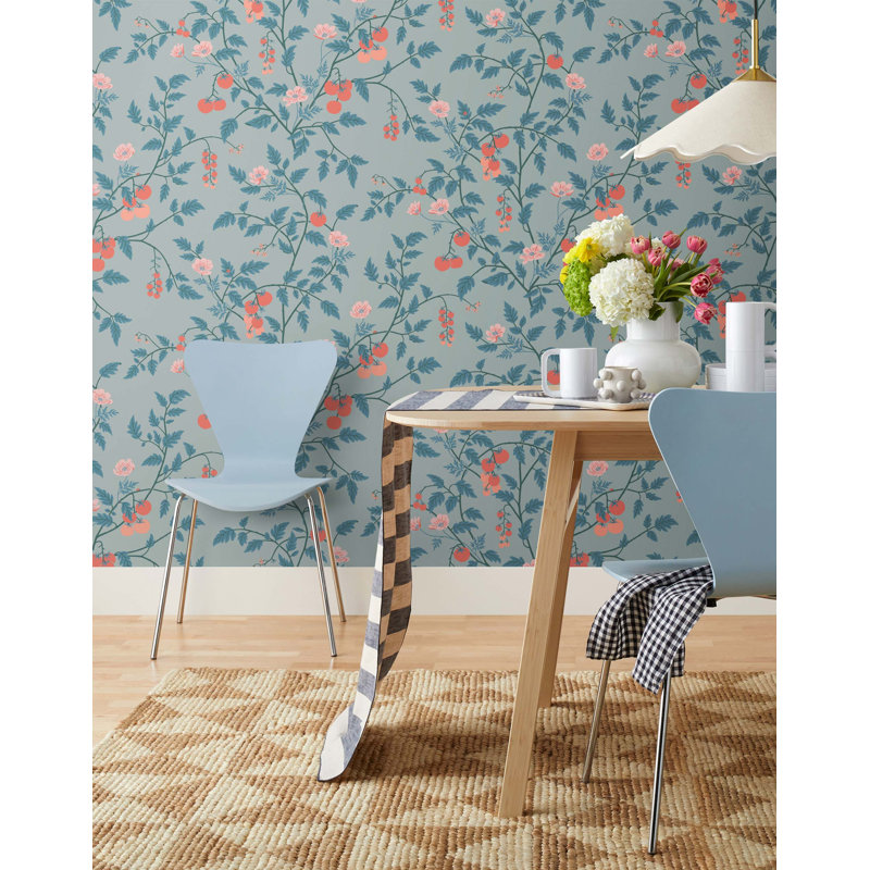 Heirloom Wallpaper | Traditional / Roll - 27" x 30', Mist