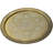 Early 20th Century Handmade Moorish-patterned Seal-of-solomon Brass Tray