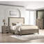 Grand lit contemporain tapissier gris avec structure en bois et tête de lit-1275027100-1275027098