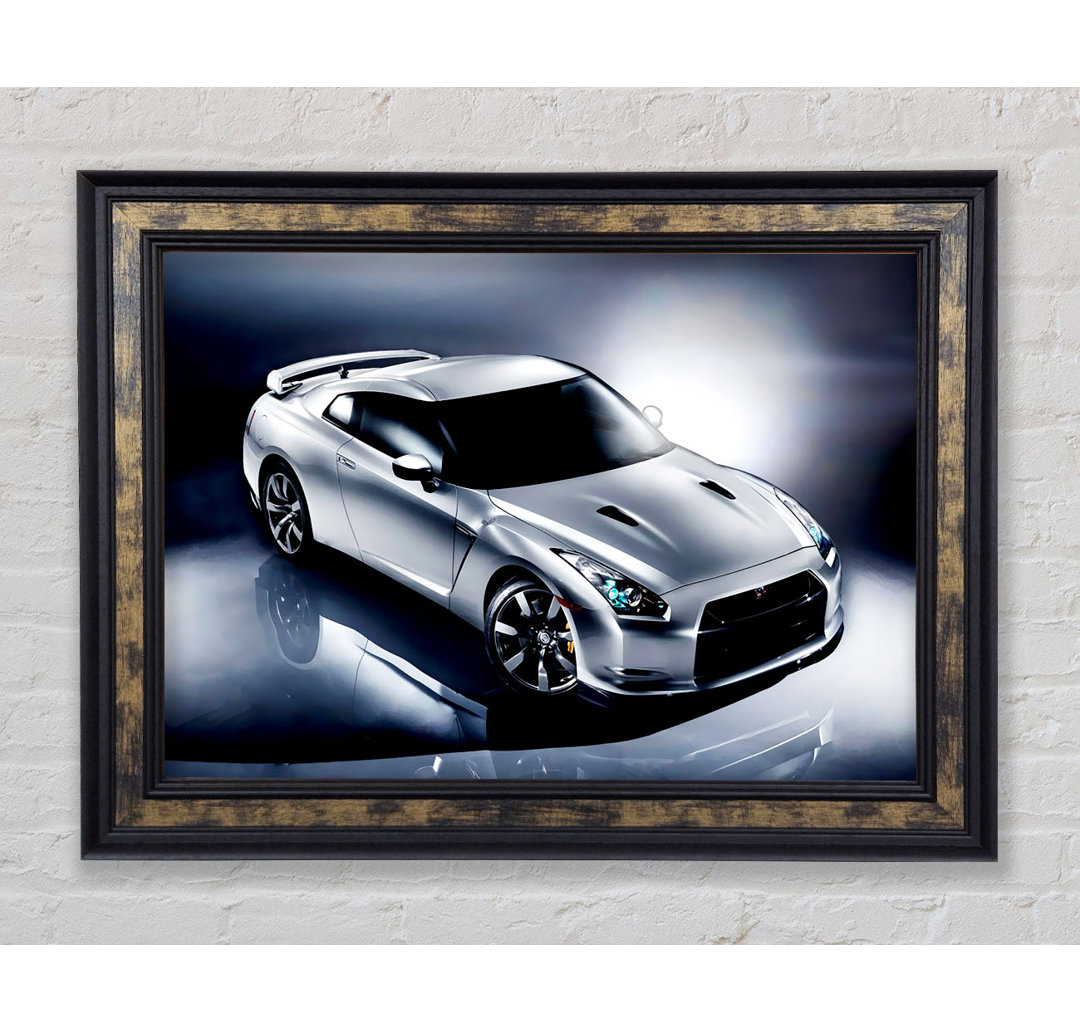 Nissan Skyline Silber - Einzelner Bilderrahmen Kunstdrucke