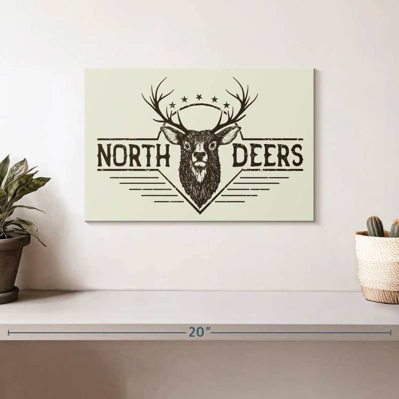 Tergel Horned North Deer, 8" H x 12" W