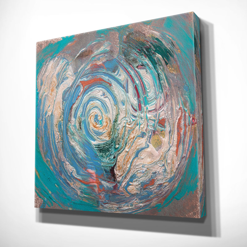 « space oddity ii », peinture, H 40 po x l 40 po x P 1,5 po, Toile tendue