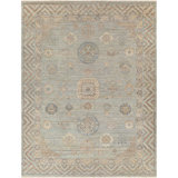Rectangle Khotan Wool Area Rug