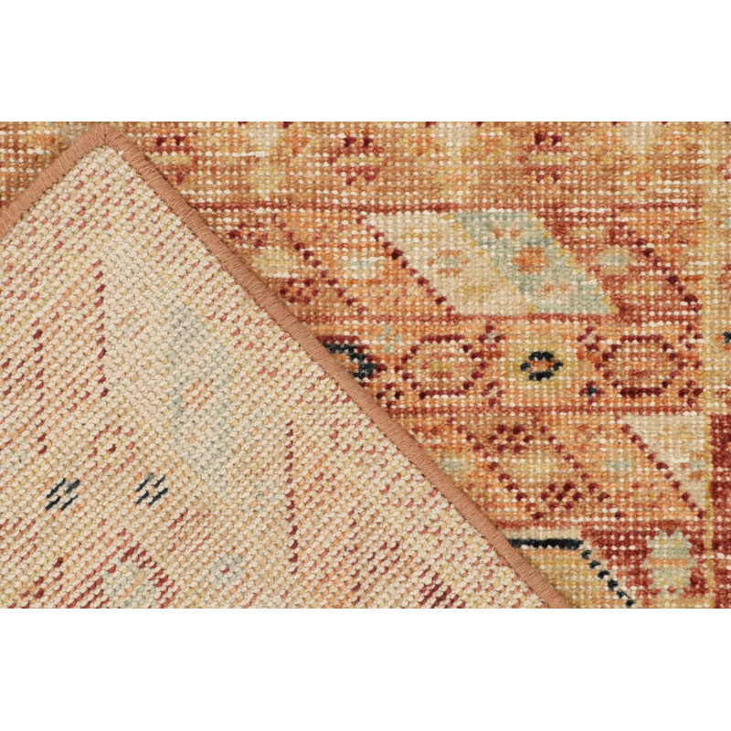 Distressed Homage Wool Geometric Area Rug, Runner 2'6" x 10'