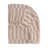Cocoa Stripe Muslin All-Stages Midi Crib Sheet