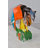 Ernestene Elephant Ears Modern Looking Multicolored Resin Statue Size: 11" x 7" x 11"H