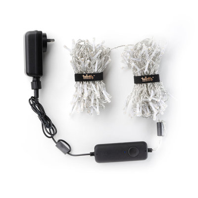 Twinkly Smart Decorations 190 LED Multicolor and White Icicle Lights