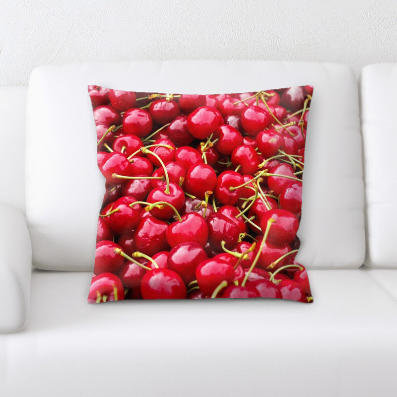 Coussin en cerises