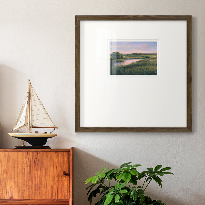 Spring Marsh I, impression sur papier, H 17 po x l 17 po x P 1,25 po