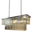 Lustre rectangulaire unique à 8 lumières Kratika-773606850