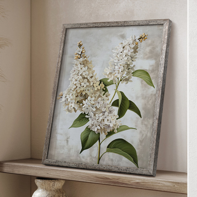 Reproduction encadrée FLORAL Series CCLIX - bois massif, H 21 po x l 17 po