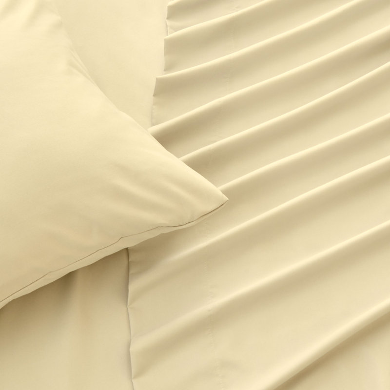 Natural Full Size Ultra Soft Microfiber Sheet Set