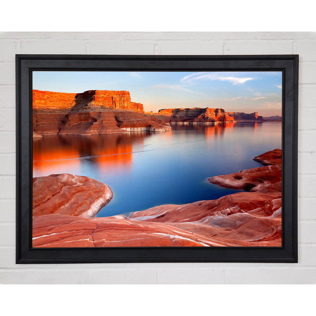 Padre Bay Lake Powell Utah Gerahmter Druck