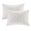 Ensemble d'édredon en chenille de coton touffeté 3 pièces-115970888