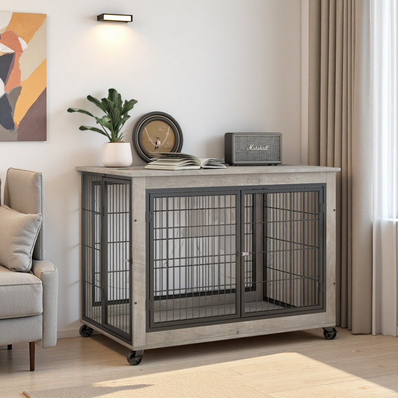 Cage pour chien Furniture, Gris